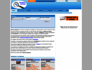 ricercaimprese.com screenshot