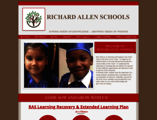 richardallenschools.com screenshot