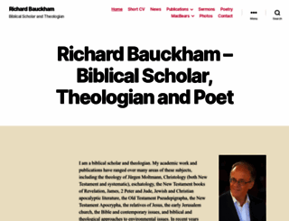 richardbauckham.co.uk screenshot