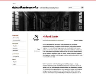 richardkuohnamerica.wordpress.com screenshot