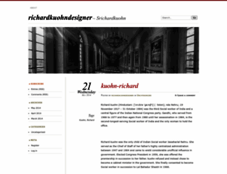 richardkuohndesigner.wordpress.com screenshot