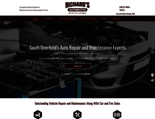 richardsautomotive.biz screenshot