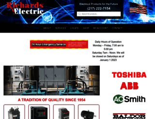 richardselectricmotor.com screenshot