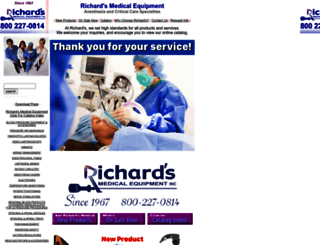 richardsmedical.com screenshot
