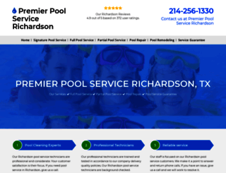richardson-poolservice.com screenshot