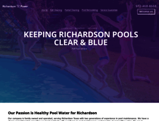 richardsonpoolservice.com screenshot