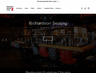 richardsonseating.com screenshot