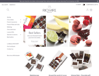 richart-chocolates.com screenshot