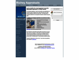 richeyappraisals2.appraiserxsites.com screenshot