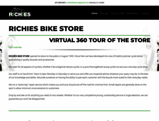 richiesbikestore.com screenshot