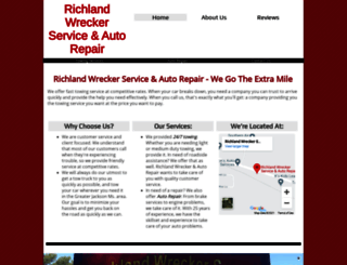 richlandwreckerservice.com screenshot