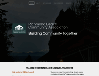 richmondbeachwa.org screenshot