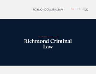 richmondcriminallaw.com screenshot