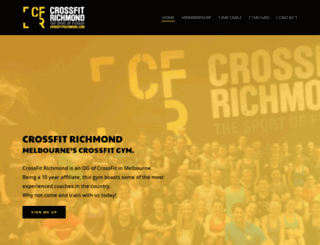 richmondcrossfit.com screenshot