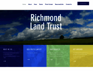 richmondlandtrust.net screenshot