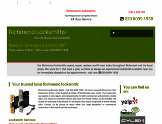 richmondmaxlocksmith.co.uk screenshot