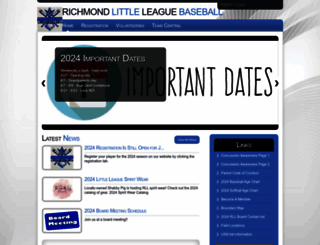 richmondmichiganlittleleague.com screenshot