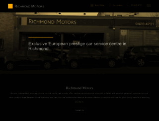 richmondmotors.com.au screenshot