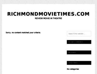 richmondmovietimes.com screenshot