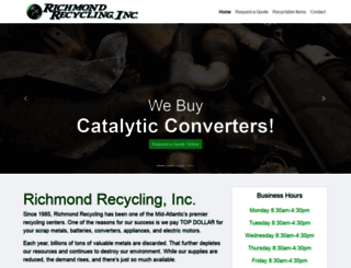 richmondrecyclingva.com screenshot
