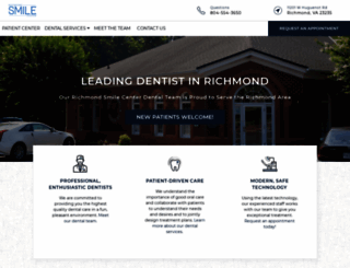 richmondsmilecenter.com screenshot
