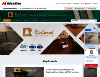 richwoodfloor.en.made-in-china.com screenshot