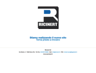 ricinert.it screenshot