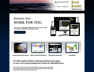 rickbaines.com screenshot