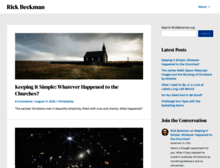 rickbeckman.org screenshot