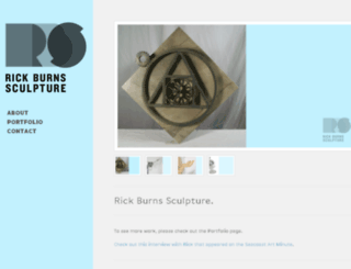 rickburnssculpture.com screenshot