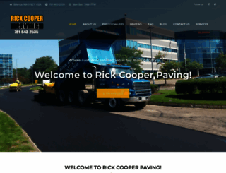 rickcooperpaving.com screenshot