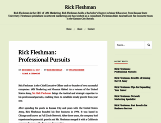 rickfleshman.wordpress.com screenshot