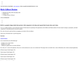 rickgilbertdesign.com screenshot