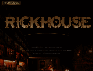 rickhousebar.com screenshot