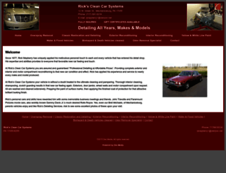 rickscleancarsystems.com screenshot