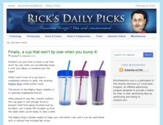 ricksdailypicks.com screenshot