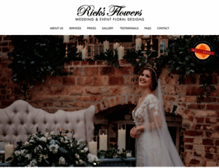 ricksflowers.com screenshot