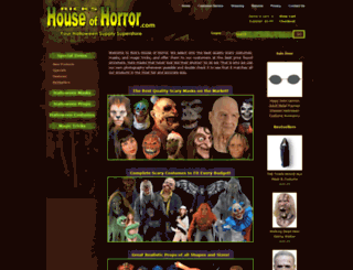 rickshouseofhorror.com screenshot