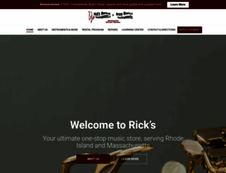 ricksmusicalinstruments.com screenshot