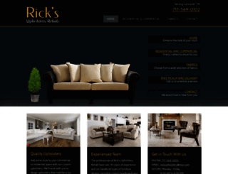 ricksupholsteryrehab.com screenshot
