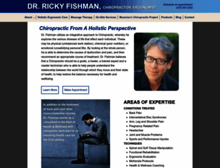 rickyfishman.com screenshot