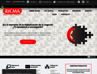 ricma.es screenshot