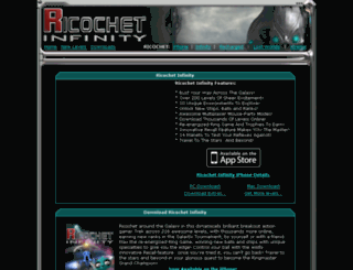 ricochetinfinity.com screenshot