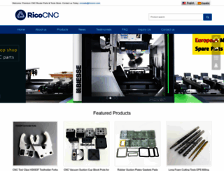 ricocnc.com screenshot