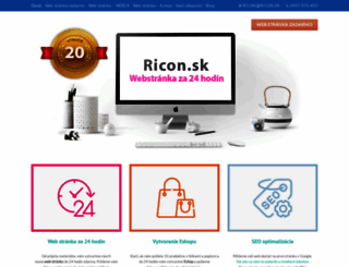 ricon.sk screenshot