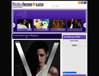 ricosyfamosos.org screenshot