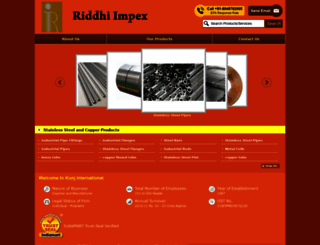 riddhiimpex.net screenshot