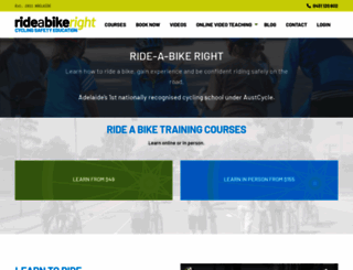 rideabikeright.com.au screenshot