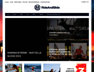 rideandslide.fr screenshot