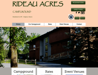 rideauacres.com screenshot